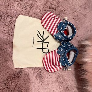 Freshly picked baby shoes